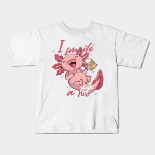 fearless axolotl Kids T-Shirt